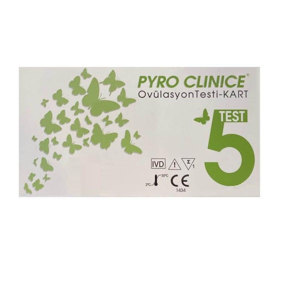 Pyro Clinice Ovulation Test Kit 5-Pack - Accurate LH Fertility Tests for Conception by Beauty Care Bag