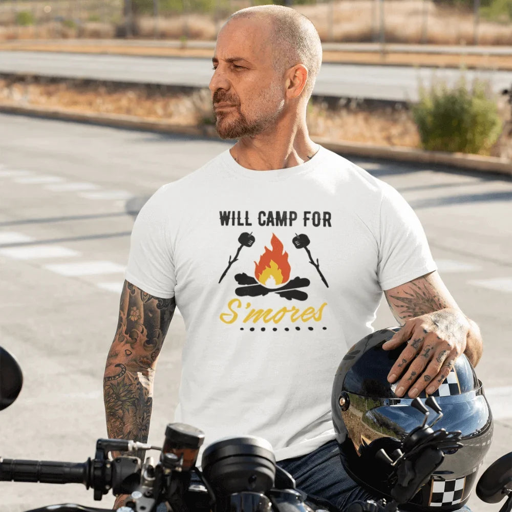 Will Camp For Smores Man T-Shirt by Outdoorzees