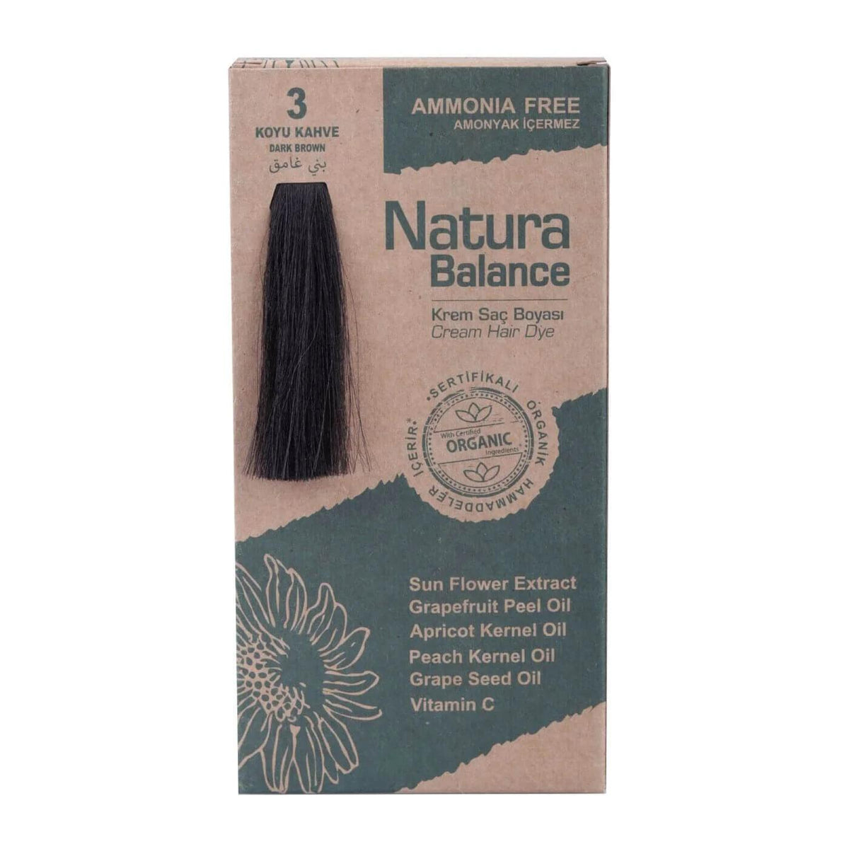 Natura Balance Cream Hair Color in 57 Icy Brown by Beauty Care Bag
