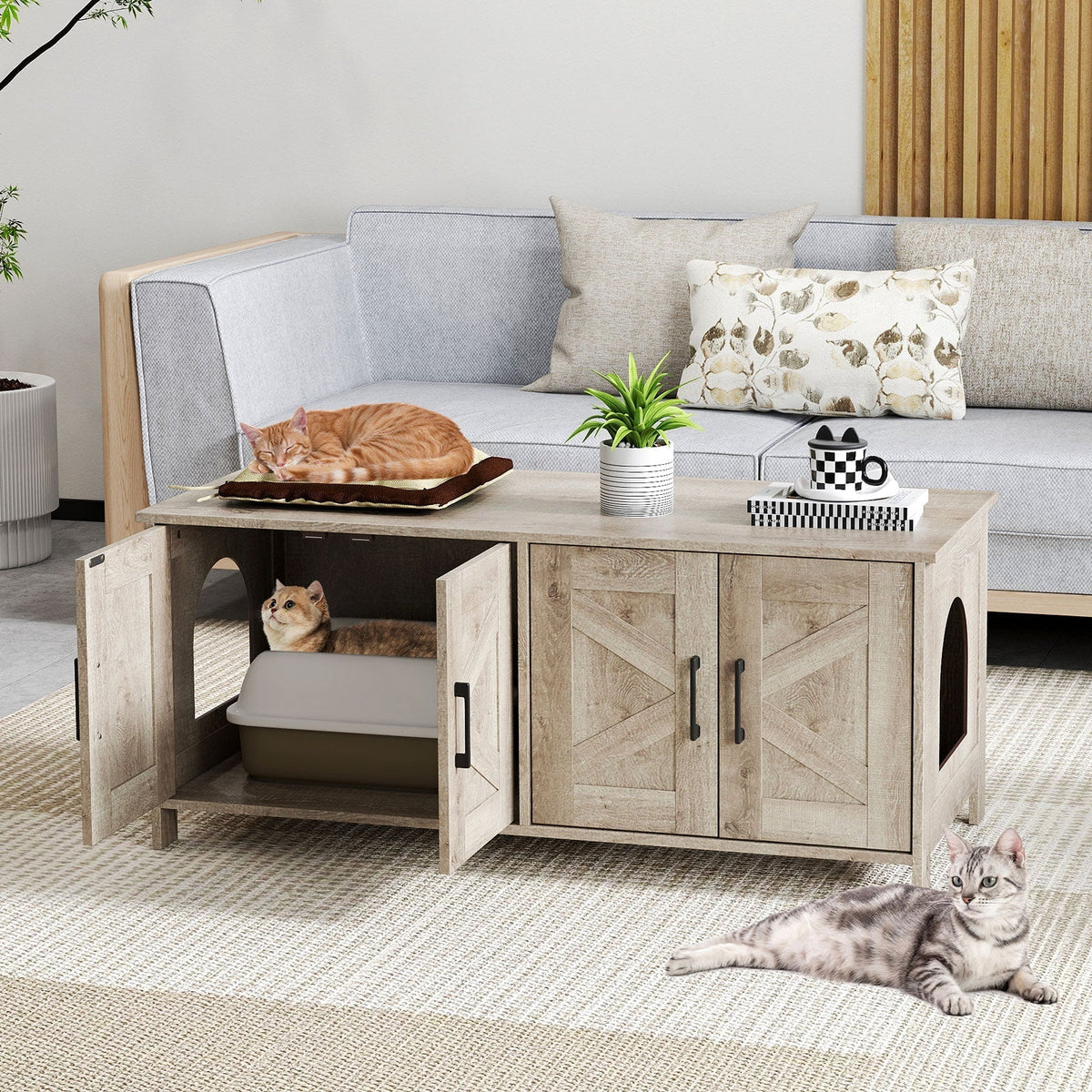 Wooden Kids Table and Chairs Set with 2 Open CompartmentsTorqelo.com
