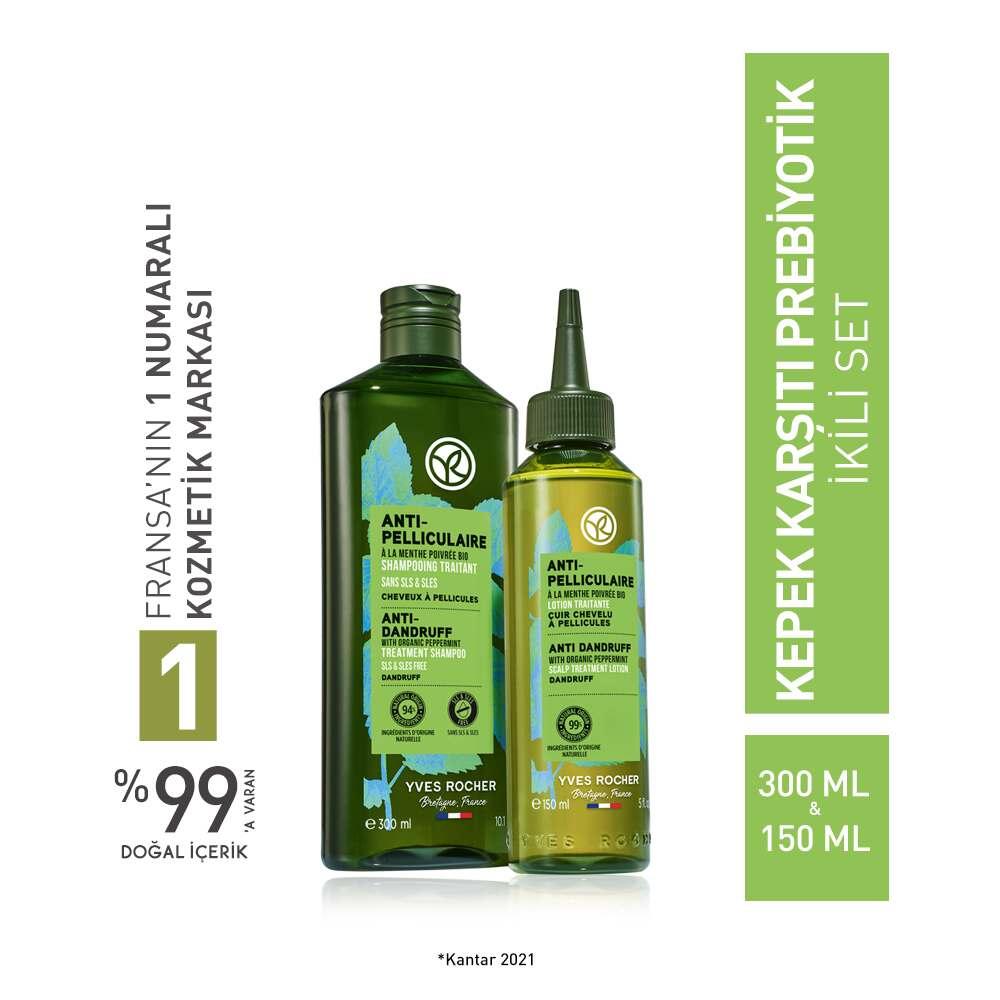 Kepek Kar_õtõ Prebiyotik 2li Set - Anti-Dandruff Hair Care with Prebiotic Shampoo and Lotion by Beauty Care Bag