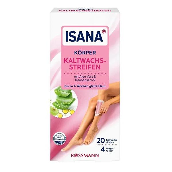 Isana Hair Removal Wax Strips with Aloe Vera and Grape Seed Oil - Easy Hair Removal Solutions for Sensitive Skin by Beauty Care Bag