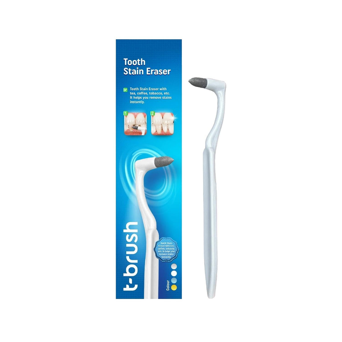 T-Brush whitening and stain removal manual toothbrush