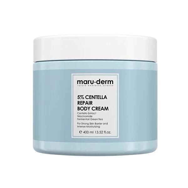 Maruderm Centella Repair Body Cream (400ml) - Intense Moisturizing & Soothing for Sensitive, Atopic & Dry Skin - Niacinamide Body Lotion by Beauty Care Bag