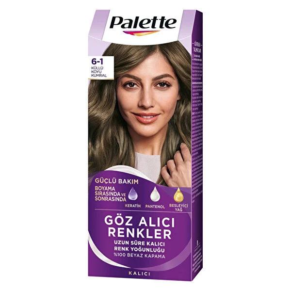 Palette Hair Dye: Ash Dark Blonde (KŸllŸ Koyu Kumral) - Long Lasting Gray Coverage & Intense Hair Color by Beauty Care Bag