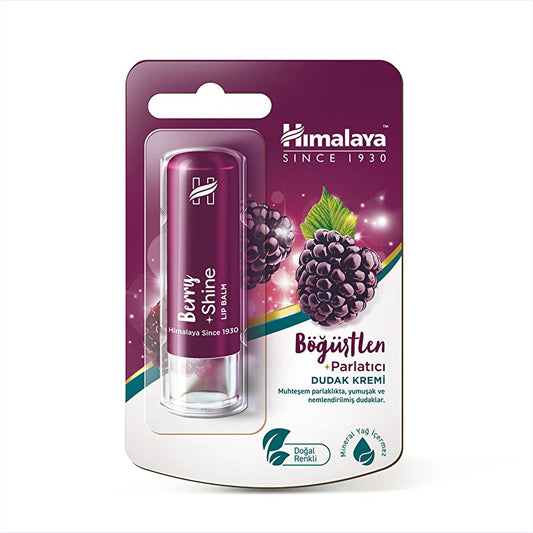 Himalaya Natural Blackberry Lip Care Cream - Moisturizing, Antioxidant, Petroleum Jelly Free by Beauty Care Bag