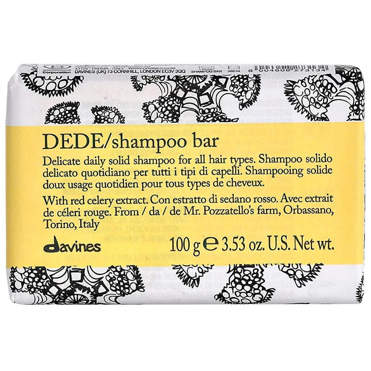 DEDE Delicate Daily Shampoo Bar - Vegan, Natural, and Sustainable Hair Care for All Hair Types by Beauty Care Bag
