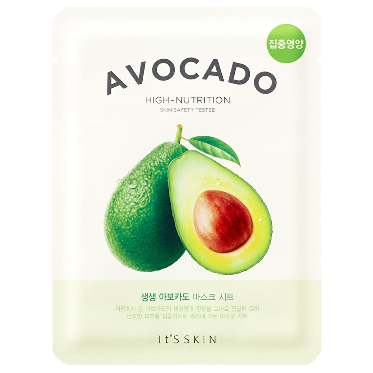 It'S SKIN Avocado Sheet Mask: Hydrating & Nourishing Face Mask for Natural Skincare | Vitamin-Enriched Korean Mask by Beauty Care Bag