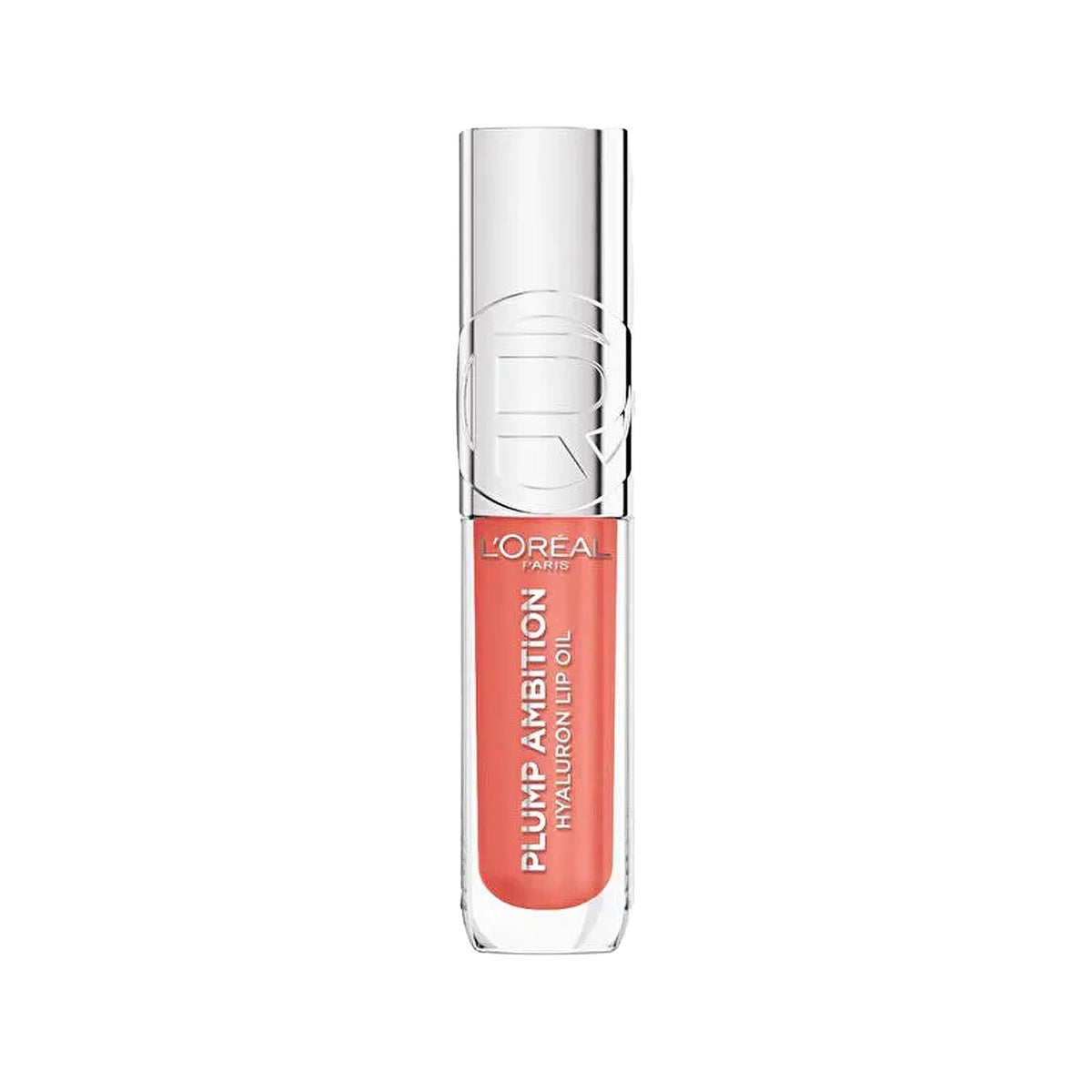 L'Oreal Paris Plump Ambition Hyaluron Lip Oil - Hydrating Lip Care with Hyaluronic Acid, 641 Latte Glace by Beauty Care Bag