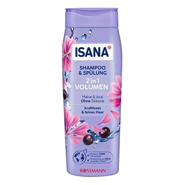 Isana Shampoo and Conditioner for Dry and Fine Hair - Silicone-Free, Dermatologically Tested, 10.14 fl oz by Beauty Care Bag