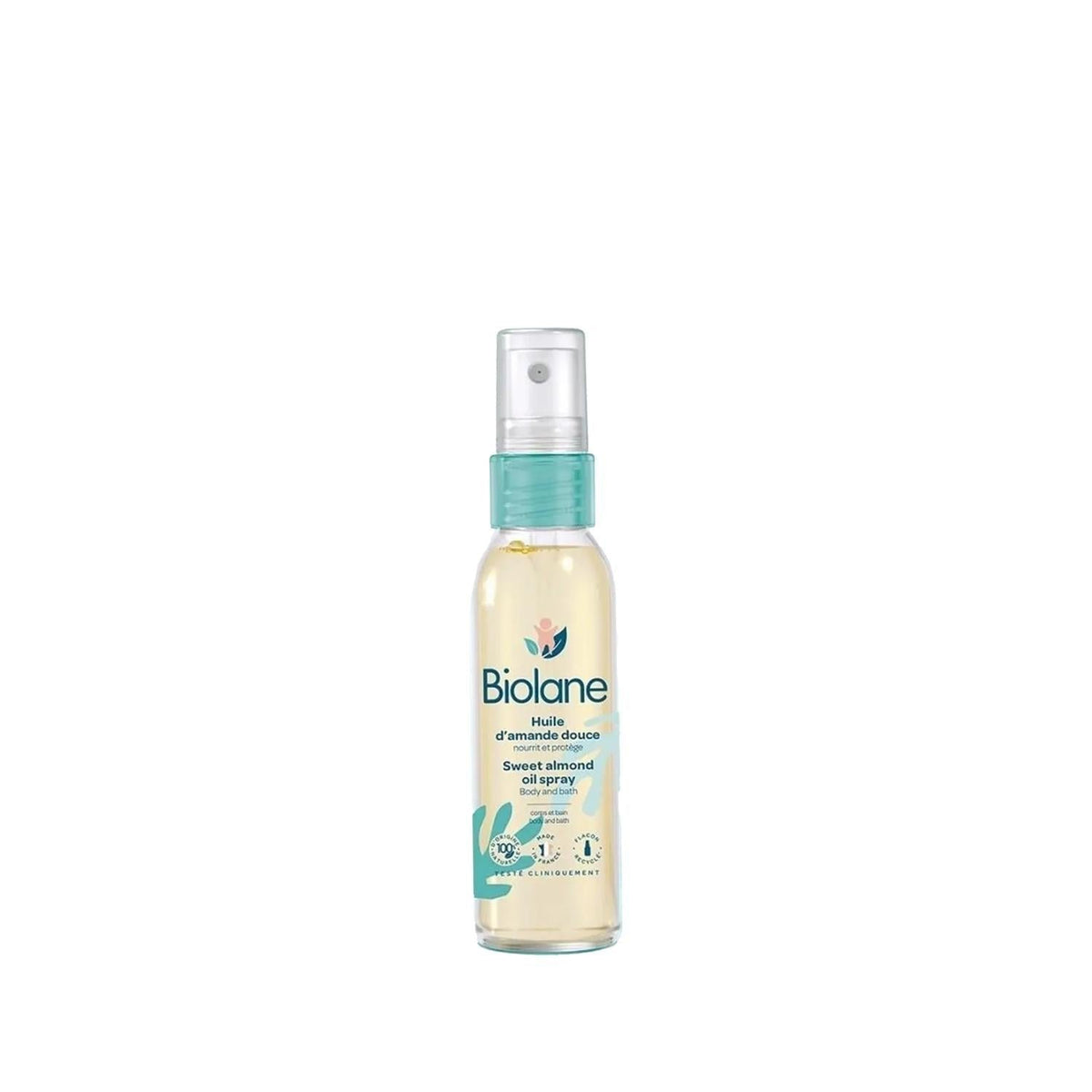 Biolane Sweet Almond Oil Spray For Sensitive Skin & Hair - 75ml, Natural Moisturizer & Nourishment by Beauty Care Bag