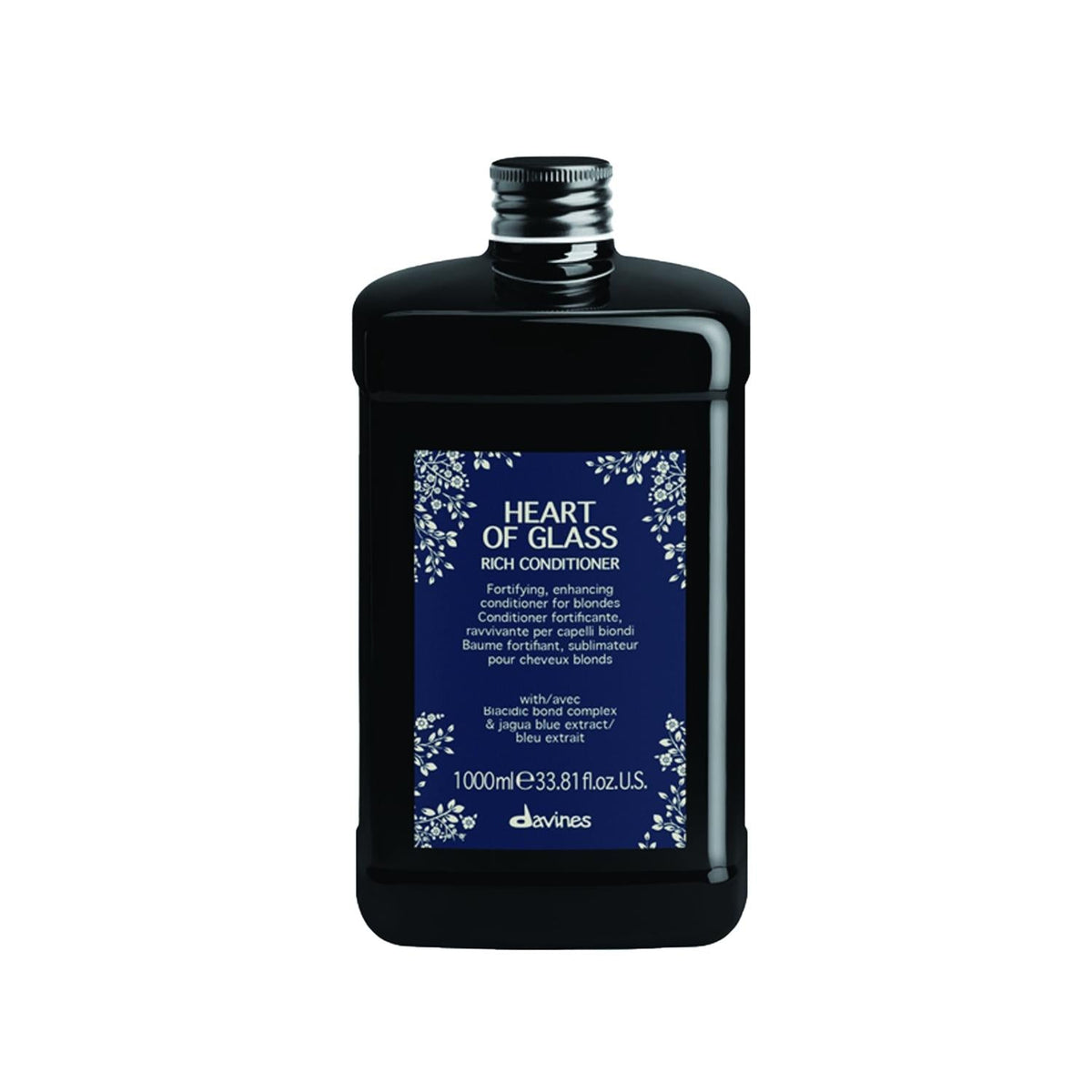Davines Heart of Glass Rich Hair Cream 1000ml - Nourishing Hair Care for Dry or Damaged Hair by Beauty Care Bag