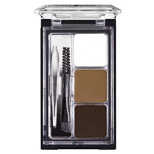 wet n wild Ultimate Ash Brown Eyebrow Kit: Define & Shape Brows with Long-Lasting Color by Beauty Care Bag