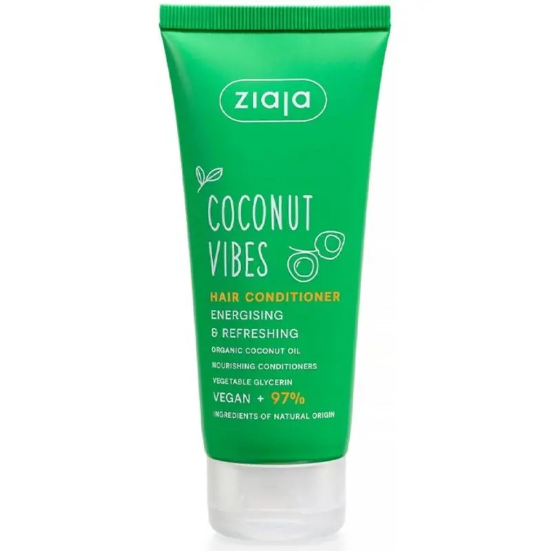Ziaja Coconut Vibes Hair Conditioner for Shine & Frizz Control 100ml by Beauty Care Bag