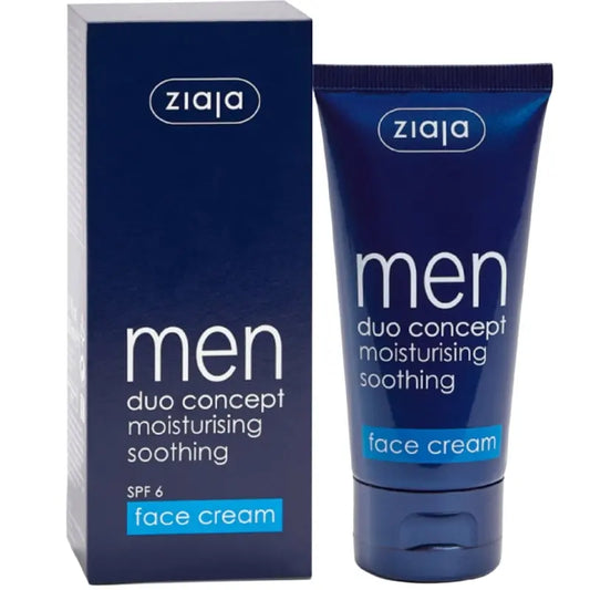 Ziaja Men Moisturizing Face Cream SPF6 50ml by Beauty Care Bag