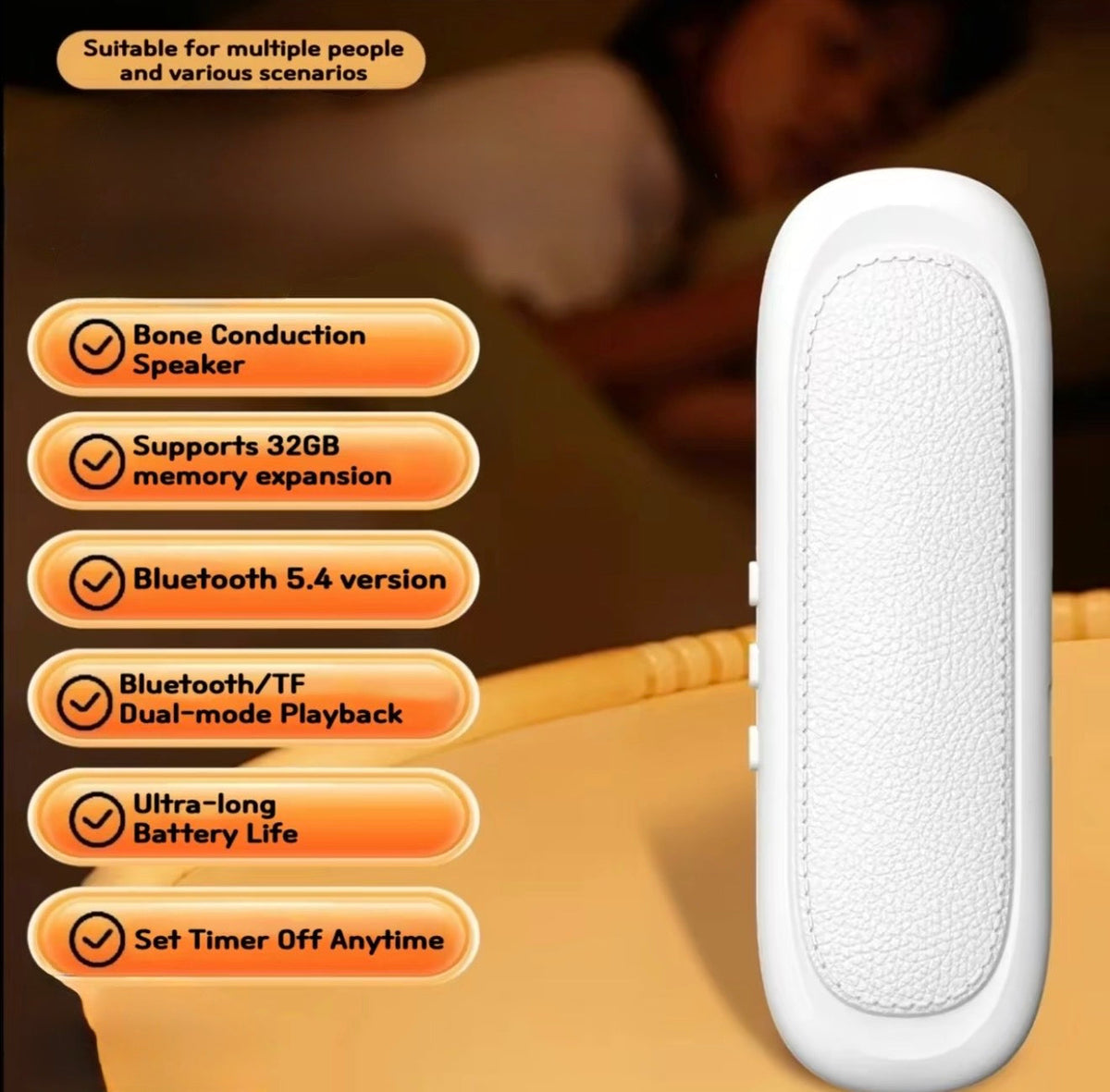 DeepRest Pillow Speaker by V.I.P Digital Presence
