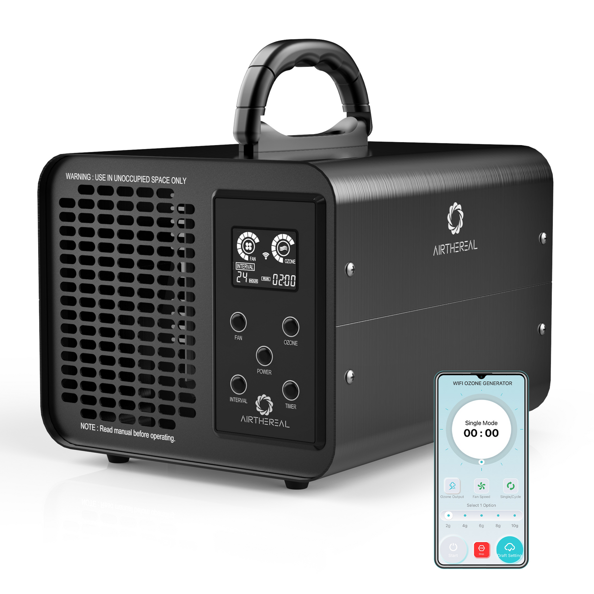 MA10K-PRO Smart WiFi Ozone Generator by Airthereal