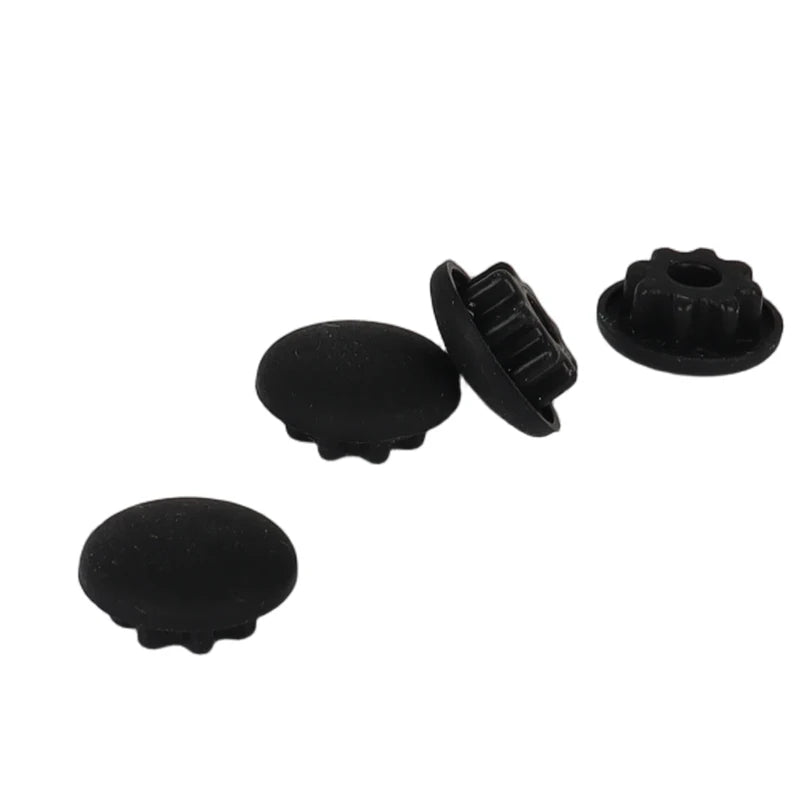 4 black silicone screw cap covers for Smev Dometic hobs and sinks, Torqelo.com, view 6