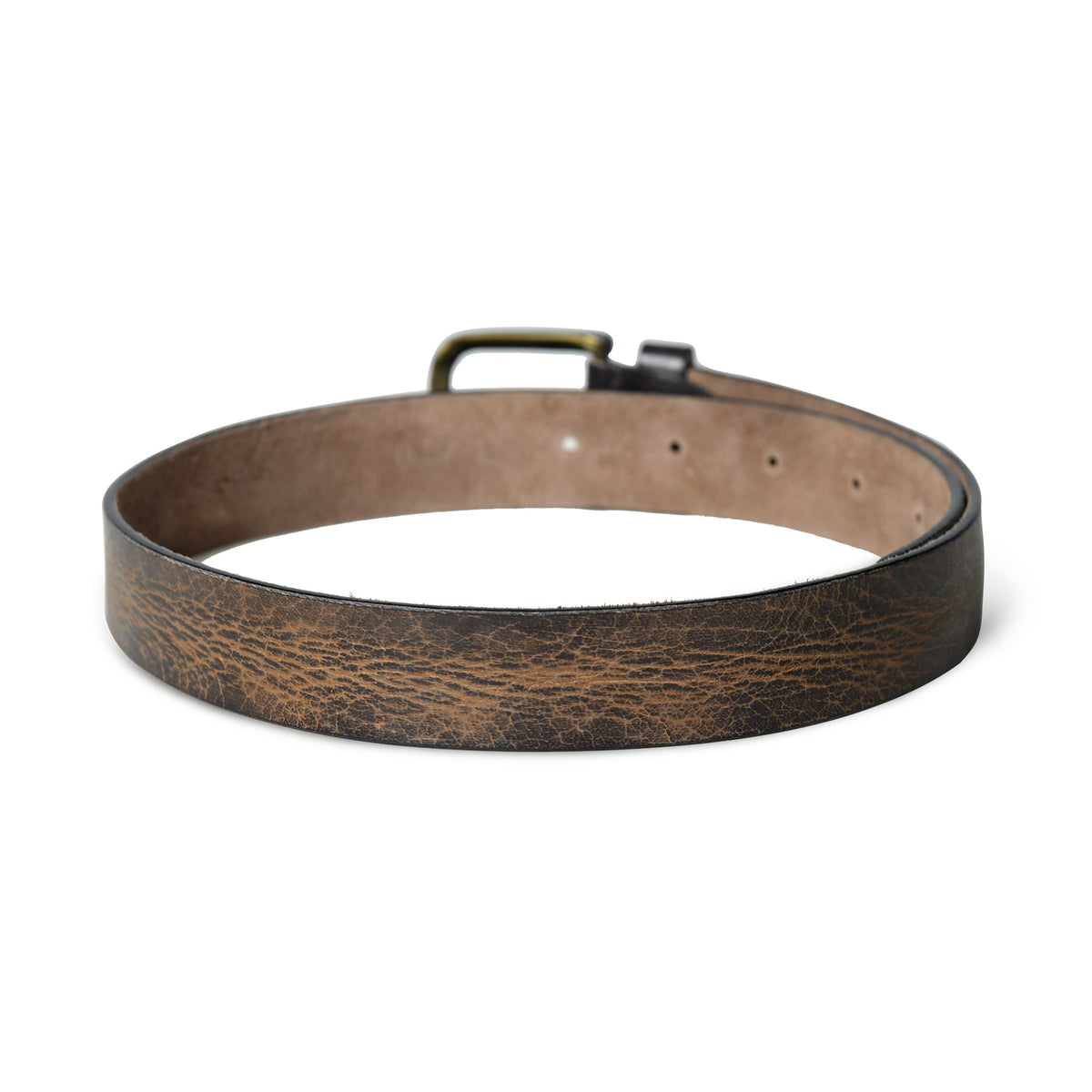 Eden Dark Brown Men's Leather Belt by Classy Leather Bags