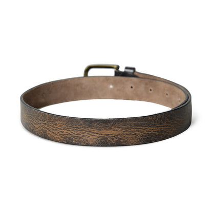 Eden Dark Brown Men's Leather Belt by Classy Leather Bags