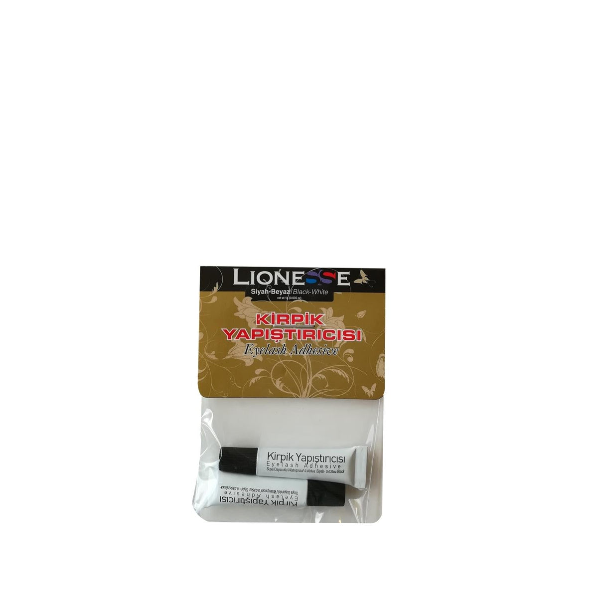 Lionesse Black Eyelash Glue Duo Pack 2 x 2g by Beauty Care Bag