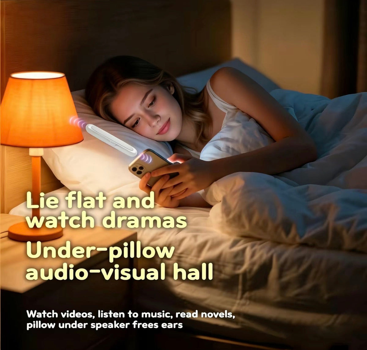 DeepRest Pillow Speaker by V.I.P Digital Presence