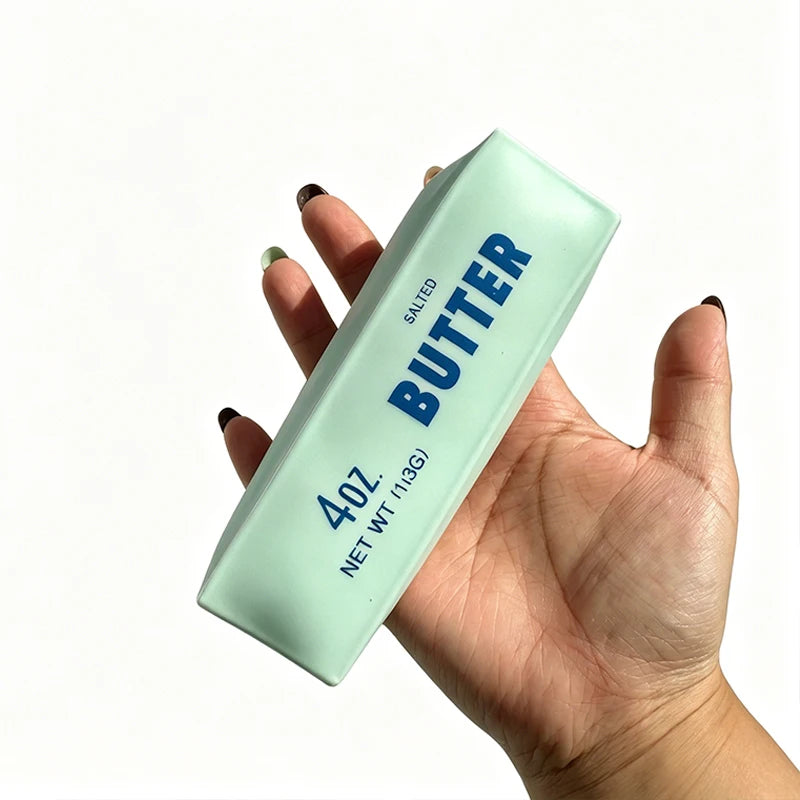 Butter Stick Squishy Stress Ball Fidget Toy Crunchy Squeeze Toy Round Blocks Filled ASMR Anti Stress Release Hand Relax Gift Toy by Torqelo.com