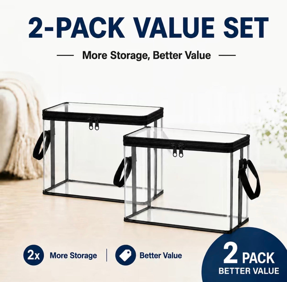 PlushNest Storage Box by V.I.P Digital Presence