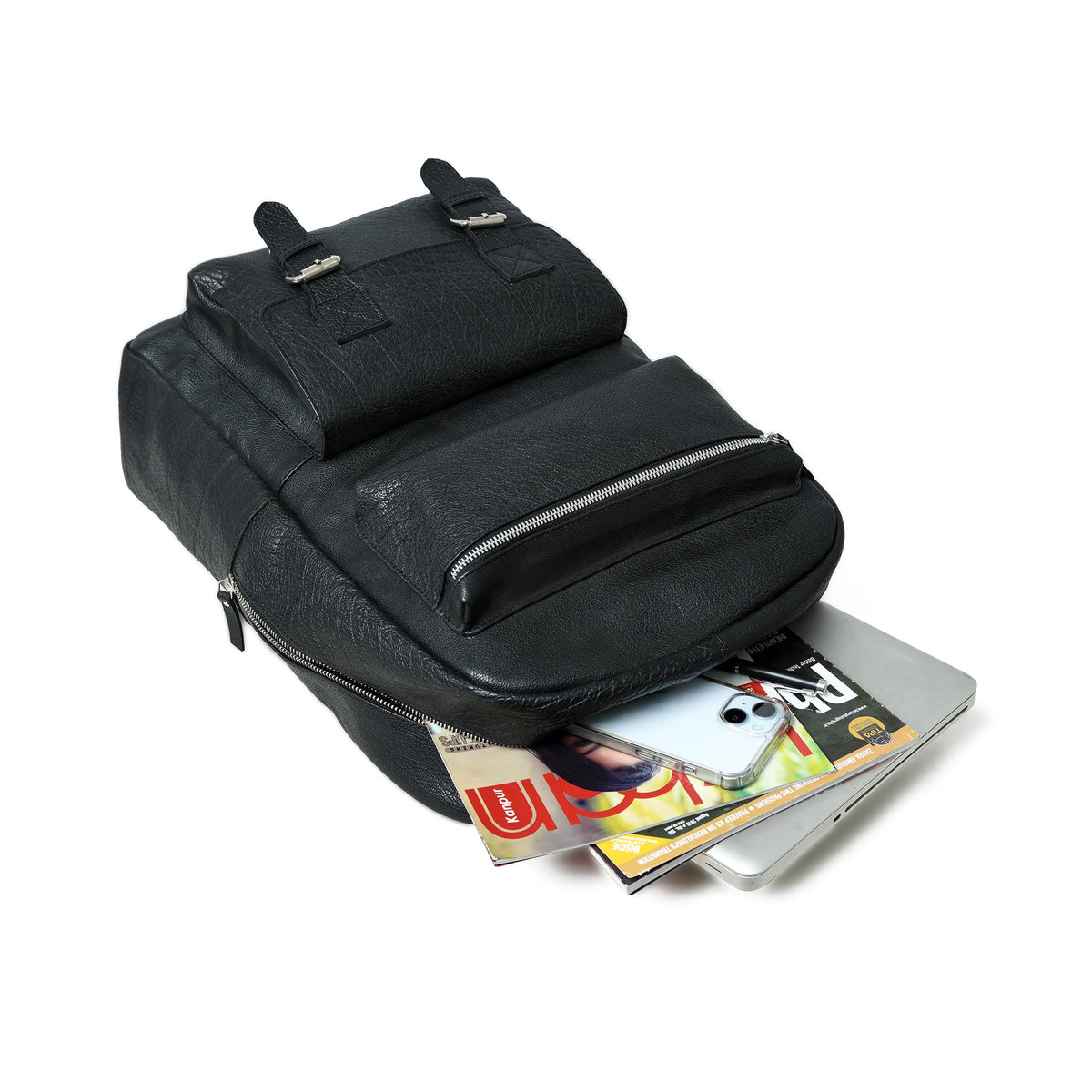 NoirTrek Leather Backpack 2.0 by Classy Leather Bags