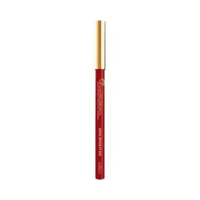 Loreal Paris Color Riche Le Lip Crayon - 300 Le Rouge Paris, Moisturizing Lip Color with Precise Application by Beauty Care Bag