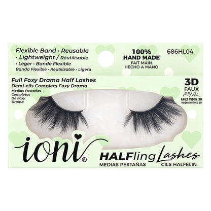 Ioni Long & Extra Voluminous False Eyelashes for Dramatic Volume by Beauty Care Bag