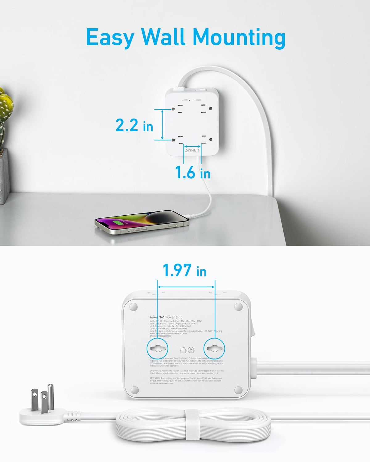 Anker <b>341</b> USB Power Strip by Anker
