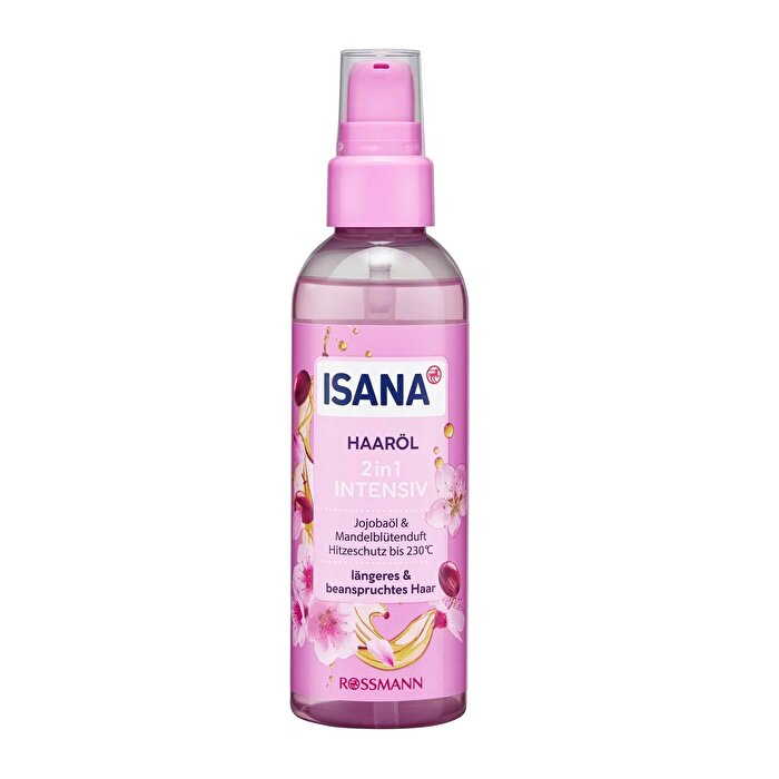 Isana Hair Care Oil for Long & Damaged Hair - 3.4 fl oz | Intensive Formula by Beauty Care Bag