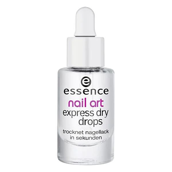 Essence Nail Art Express: Fast Dry Nail Polish Drying Drops - Vitamin E, Smudge-Proof, Alcohol & Paraben Free - Quick Dry for Perfect Manicures by Beauty Care Bag