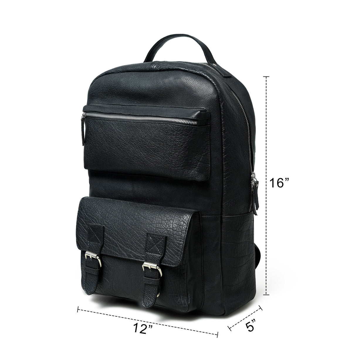 NoirTrek Leather Backpack 2.0 by Classy Leather Bags