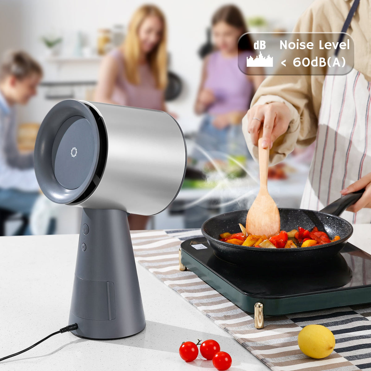 RH180 Portable Desktop Range Hood, Wired Powered Option by Airthereal