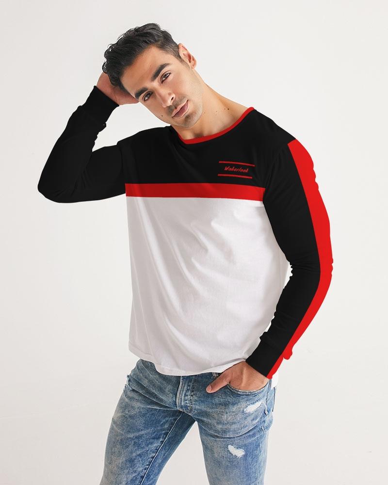 Wakerlook Men's Long Sleeve Tee by Sky Blue Saffron