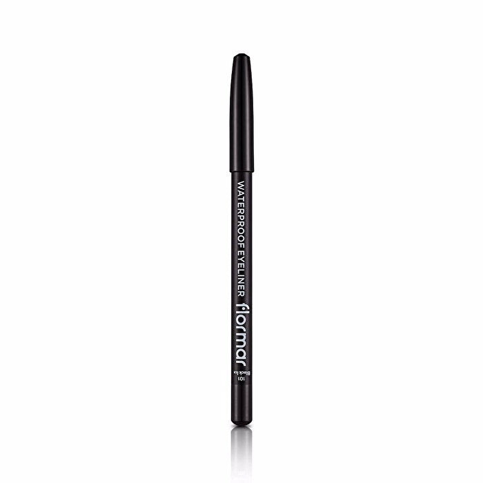 Flormar waterproof matte eyeliner in shade 101 Black Ice
