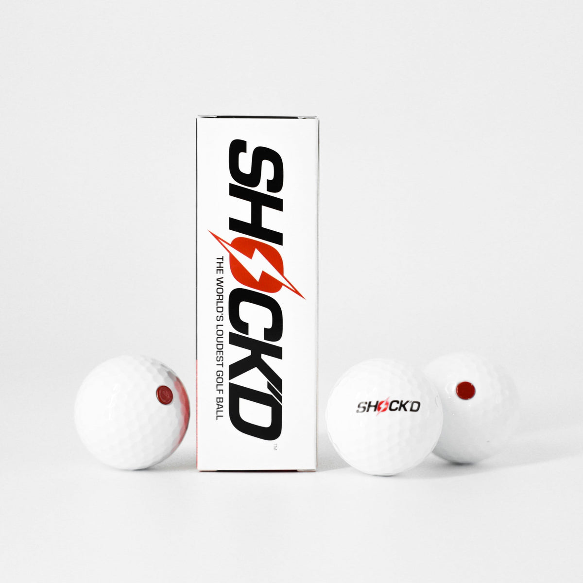 SHOCK'D Golf Balls by SHOCK'D Golf Balls