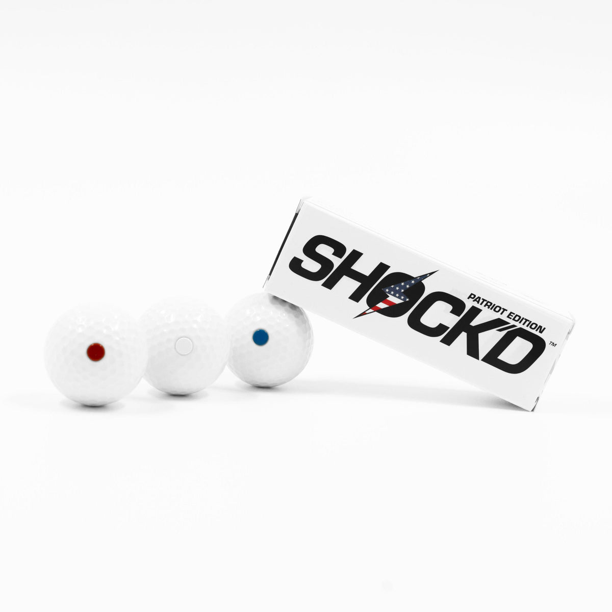 SHOCK'D Golf Balls - Patriot Edition by SHOCK'D Golf Balls
