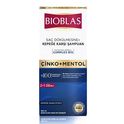 Bioblas Anti-Dandruff Shampoo: Strengthens Hair & Soothes Scalp by Beauty Care Bag