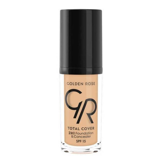 Golden Rose Total Cover 2-in-1 foundation and concealer with SPF15