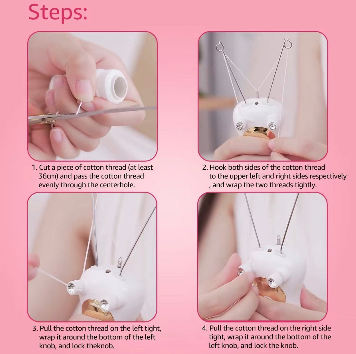 SmoothSkin Threading Epilator Device by V.I.P Digital Presence