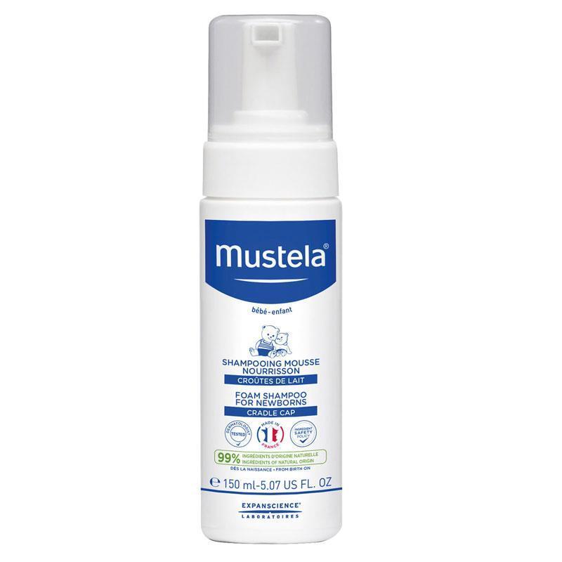 Mustela Baby Foam Shampoo for Newborns - Gentle, Tear-Free, 5.07 fl oz by Beauty Care Bag