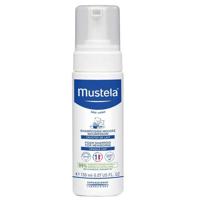 Mustela Baby Foam Shampoo for Newborns - Gentle, Tear-Free, 5.07 fl oz by Beauty Care Bag