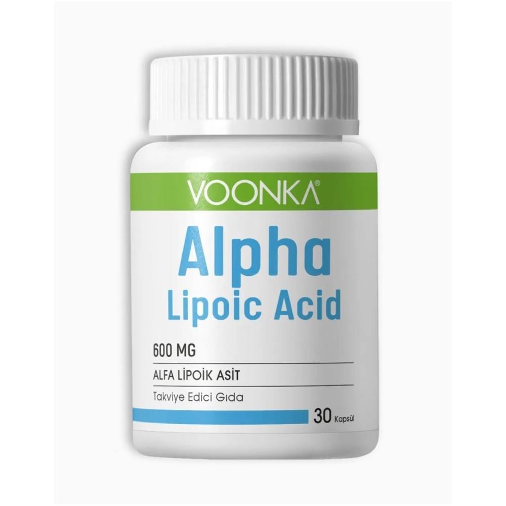 Voonka Alpha Lipoic Acid 600 mg - 30 Capsules by Beauty Care Bag