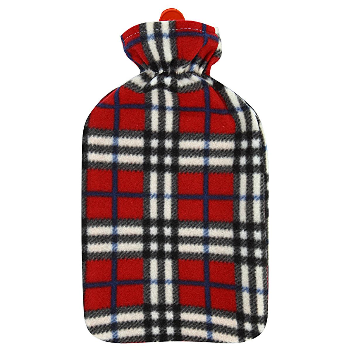 VPW Soft Fleece Covered 2-Liter Hot Water Bottle for Pain Relief & Warmth by Beauty Care Bag