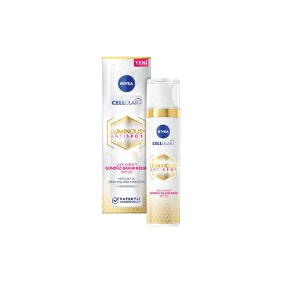 Nivea Luminous630 Anti-Spot Day Cream SPF50: Fade Dark Spots, Brighten Skin & Protect from Sun - Hyperpigmentation Treatment, 1.35 fl oz by Beauty Care Bag
