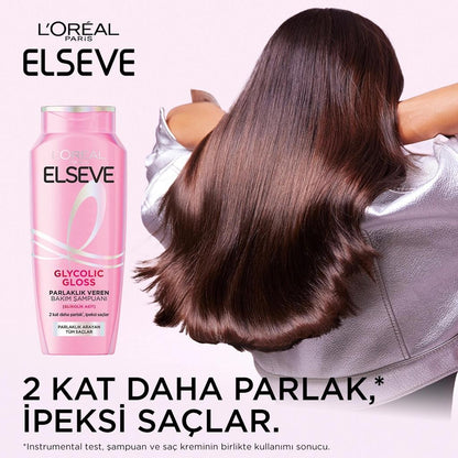 L'Oreal Paris Elseve Glycolic Gloss Shine Shampoo 300ml by Beauty Care Bag