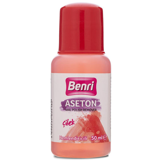 Benri Mini strawberry-scented acetone nail polish remover, 50 ml